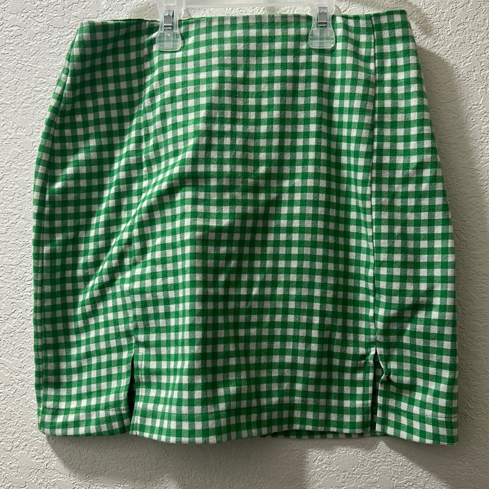 🌱love on a Hanger mini Gingham Skirt